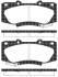 Колодки гальмівні диск. перед. (Remsa) Toyota Hilux 08>15 (P15683.04) WOKING P1568304 (фото 1)