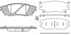 Колодки гальмівні диск. задн. (Remsa) Lexus RX UX ES, Toyota Camry V70, Rav4 V (P17363.10) WOKING P1736310 (фото 1)