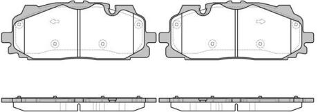 Колодки гальмівні диск. перед. (Remsa) Audi Q7 (16-) (P17673.00) WOKING P1767300