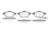 Колодки гальмівні диск. перед. (Remsa) Seat Ibiza iv 1.8 02-09,Seat Ibiza iv 1.9 02-09 (P2903.41) WOKING P290341 (фото 1)