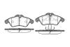 Колодки гальмівні диск. перед. (Remsa) Mercedes-benz Sprinter 2-t 2.1 95-06,Mercedes-benz Sprinter 2-t 2.3 95-06 (P4783.00) WOKING P478300 (фото 1)