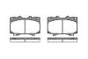 Колодки гальмівні диск. перед. (Remsa) Land Cruiser Prado (_J15_) (09-)/Mitsubishi Pajero IV (09-) (P6073.04) WOKING P607304 (фото 1)