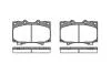 Колодки гальмівні диск. перед. (Remsa) Land Cruiser Prado (_J15_) (09-)/Mitsubishi Pajero IV (09-) (P6073.04) WOKING P607304 (фото 1)