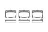 Колодки гальмівні диск. задн. (Remsa) Mitsubishi Pajero Sport I 98>08, II 08>15, III 15> (P6503.02) WOKING P650302 (фото 1)