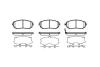 Колодки гальмівні диск. перед. (Remsa) Subaru Forester 03&gt; 08&gt; 13&gt; / Impreza 00&gt; 07&gt; / Legasy 03&gt; 09&gt; / XV 12&gt; (P8513.11) WOKING P851311 (фото 1)