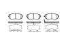 Колодки гальмівні диск. перед. (Remsa) Subaru Forester 03> 08> 13> / Impreza 00> 07> / Legasy 03> 09> / XV 12> (P8513.11) WOKING P851311 (фото 1)