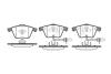 Колодки гальмівні диск. перед. (Remsa) Audi A4 1.8 04-08,Audi A4 2.0 02-09,Audi A4 2.0 04-08 (P8643.12) WOKING P864312 (фото 1)