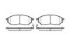 Колодки гальмівні диск. перед. (Remsa) Infiniti Ex 2.5 07-,Infiniti Ex 3.0 07- (P9523.14) WOKING P952314 (фото 1)