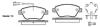 Колодки гальмівні диск. перед. (Remsa) Fiat Linea Punto 500 / Opel Corsa D / PSA Nemo Bipper 1,3d (P9583.32) WOKING P958332 (фото 1)