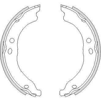 Колодки стоянкового гальма (Remsa) PSA Boxer Jumper, Fiat Ducato 06> (Z4750.00) WOKING Z475000