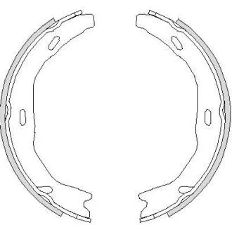 Колодки стоянкового гальма (Remsa) MB C204 (Z4751.00) WOKING Z475100